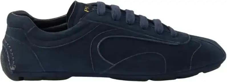 Prada Montecarlo Re-Edition 2005 Suede Sneakers — Navy Blue