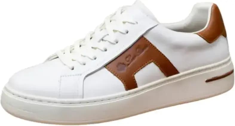 Loro Piana Summer — White Brown Designed Sneaker