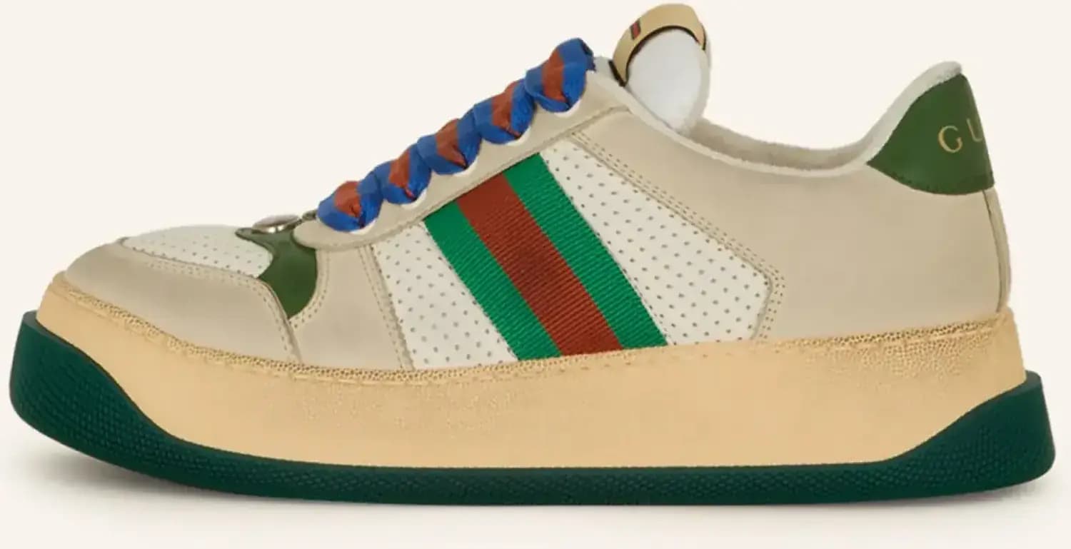 Gucci Screener G Low Top Sneaker — Beige