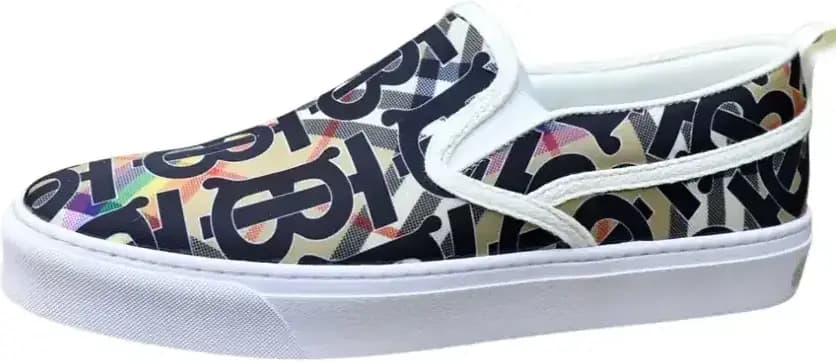 Burberry Tb Monogram Slip-On Sneakers