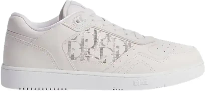 Dior B27 Uptown Low-Top Sneaker — White Smooth Calfskin White