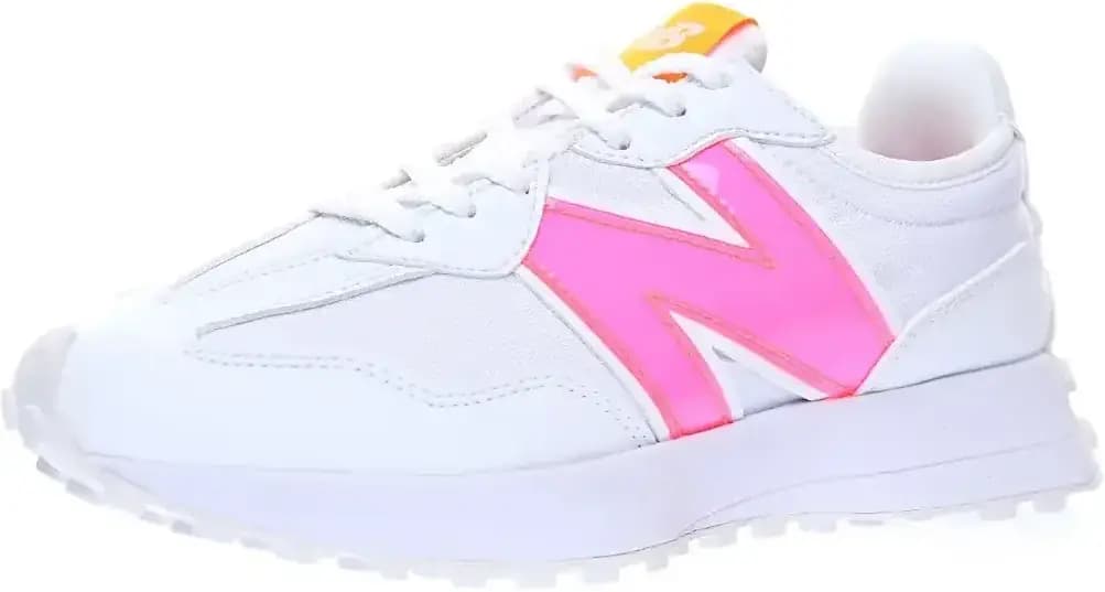 New Balance MS327 Mandarin duck — white and red Sao powder