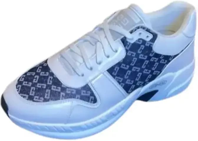 Givenchy Cyan Light — Purple With Canvas Print Sneakers