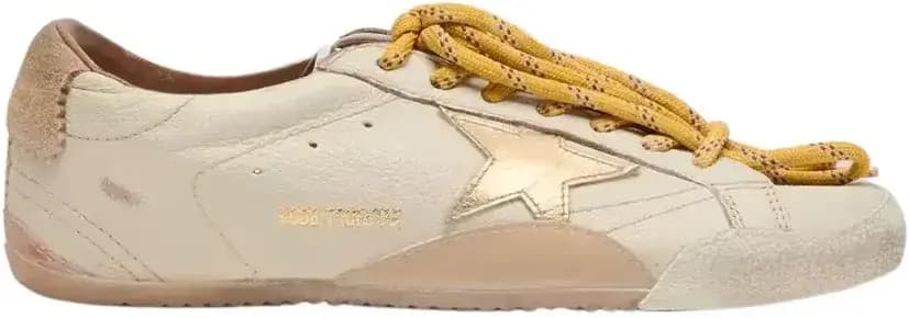 Golden Goose True-Star — White Nappa Leather