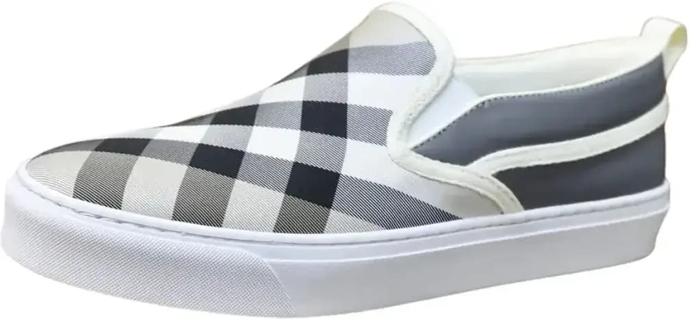 Burberry Slip-On Sneakers Signature Check Print Pattern