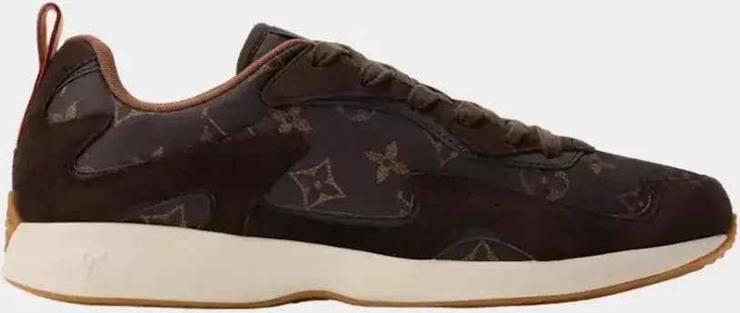 Louis Vuitton LV Drop 300 Sneaker Silk Tech — Brown