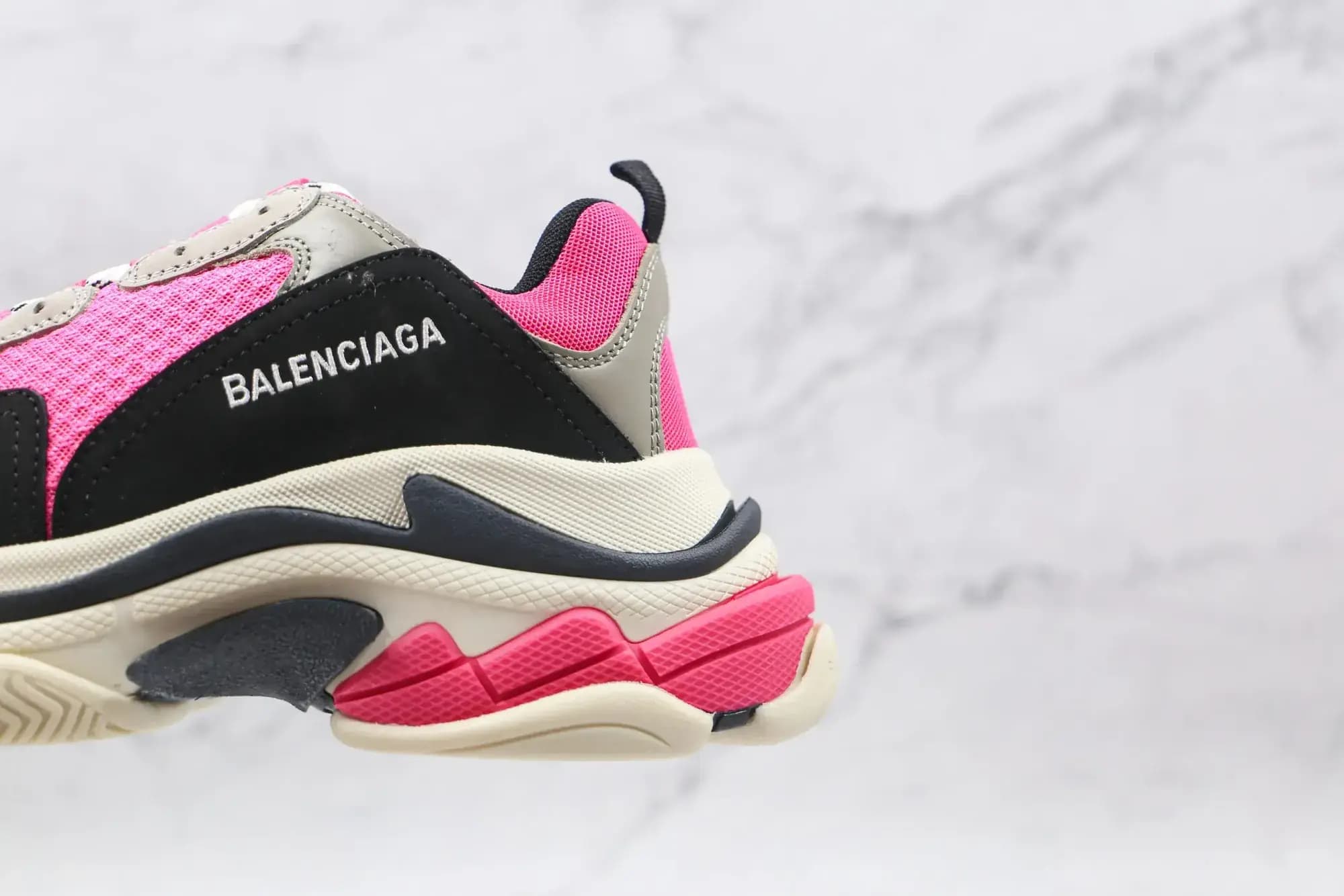 Balenciaga Triple S — Black Pink