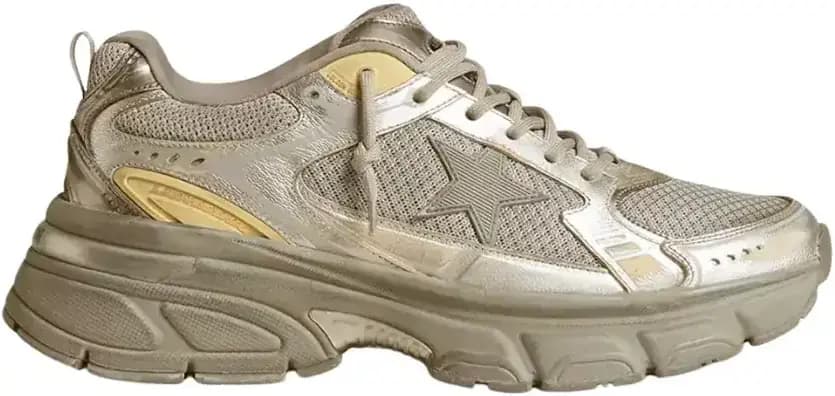 Golden Goose Lightstar — Metallic Leather