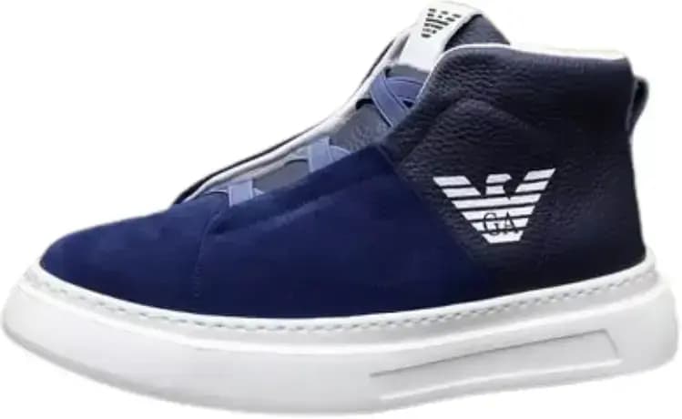 Armani EA7 Giorgio Armani — ICE Altura Unisex High Top Trainer Navy