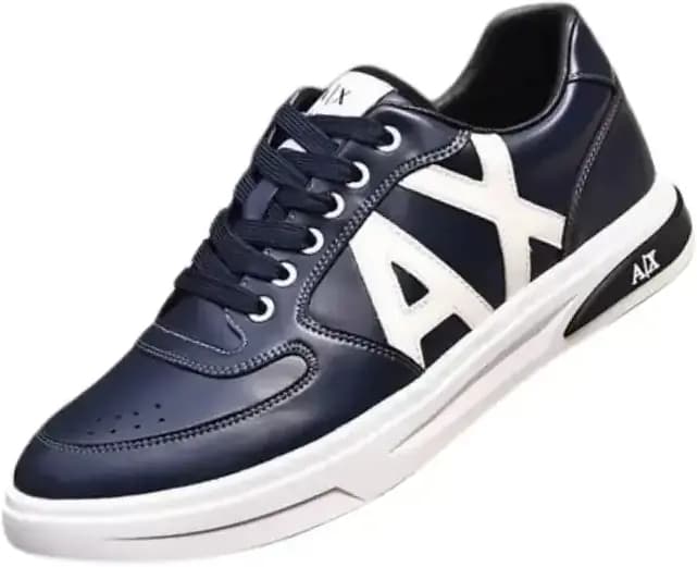 Armani Exchange AX Low Top Sneakers — Navy Blue