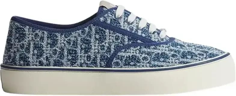 Dior Saltwind Sneaker — Blue Spongy Oblique Denim