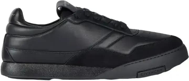 Givenchy Yard Sneakers In Leather And Suede — Black