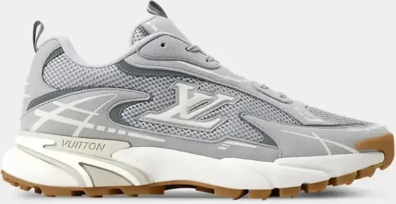 Louis Vuitton LV Tatic Runner Sneaker Mix Of Technical Materials — Gray