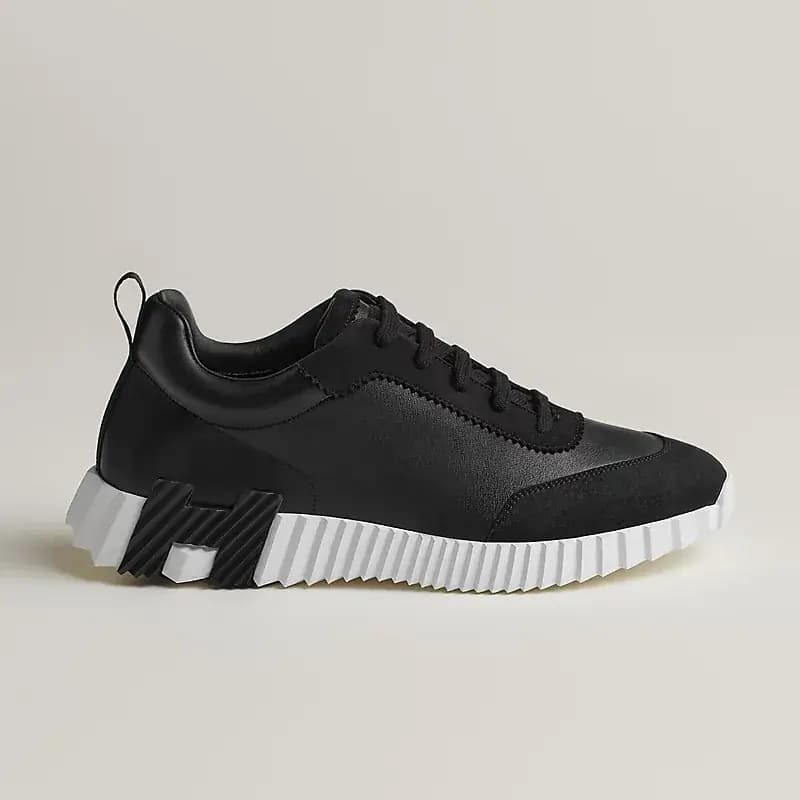 Hermès Bouncing Sneakers — Black Suede