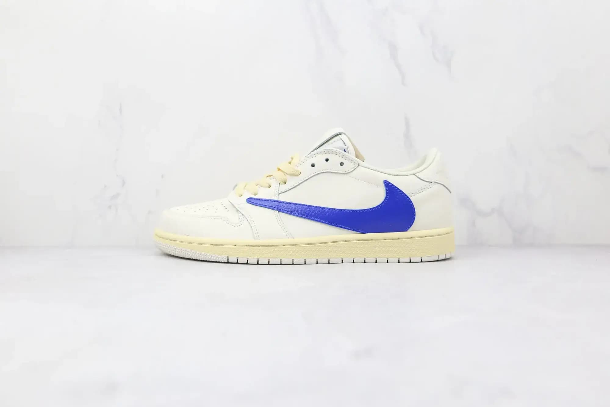 Jordan NIKE Air Jordan 1 Low Barb — white blue