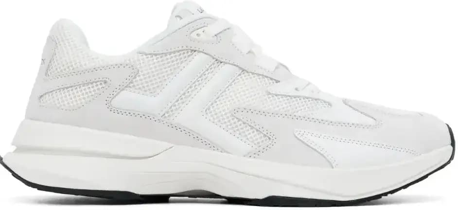 Lanvin Jla Mesh Sneakers Light — Gray