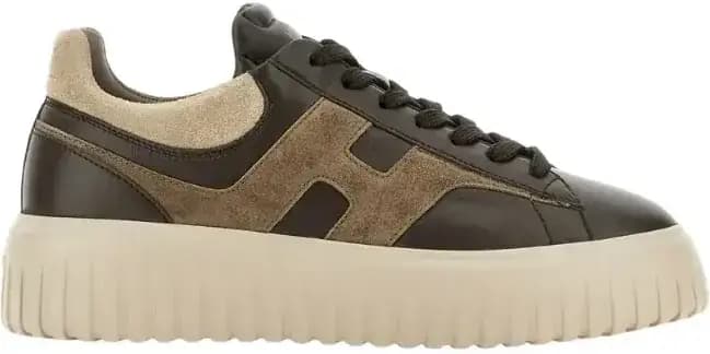Hogan H-Stripes — Brown