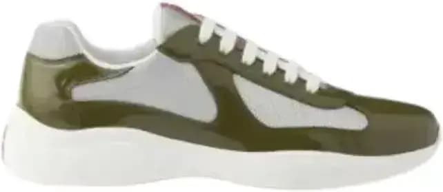 Prada America s Cup Sneakers Loden — Green Technical Fabric