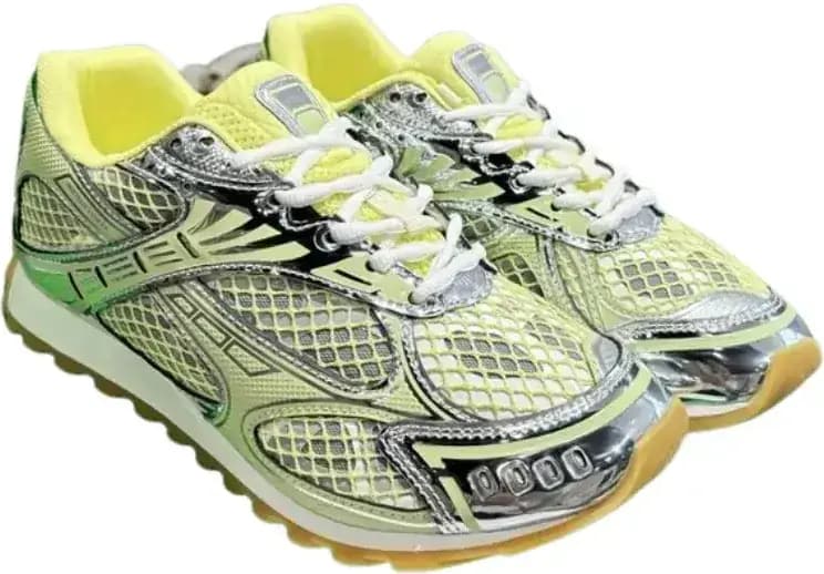 Bottega Veneta Orbit Sneakers — Yellow