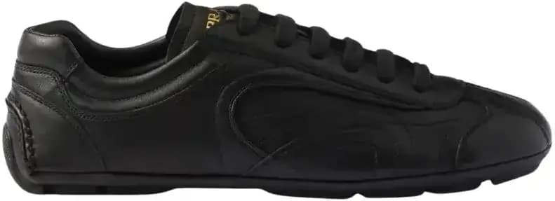 Prada Montecarlo Re-Edition 2005 Suede Sneakers — Black