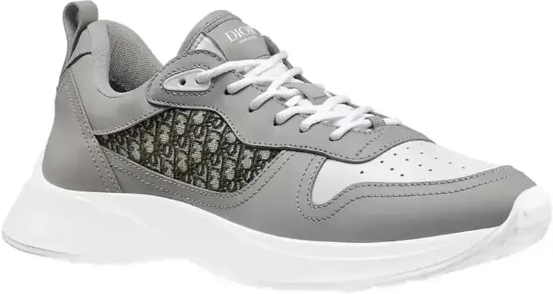 Dior B25 Sneakers — Grey & Oblique