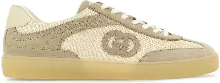 Gucci Natural G75 Sneakers — Grey White