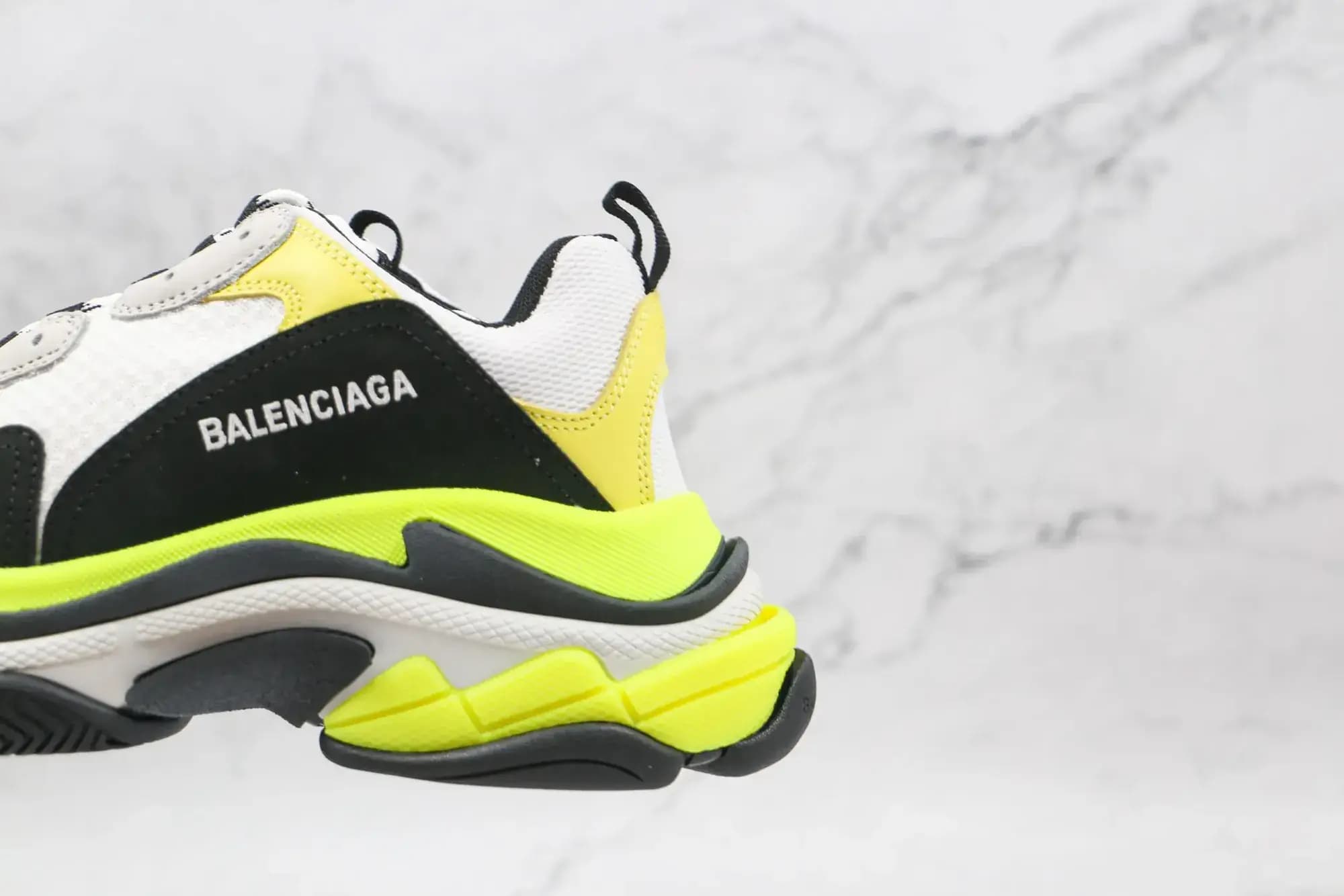 Balenciaga Triple S — Green white