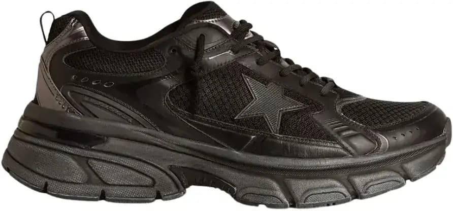 Golden Goose Lightstar — Black Leather