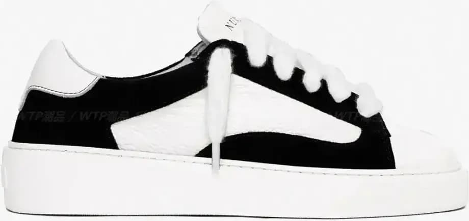 Numeris Eclipse Jet Sneakers — Black White