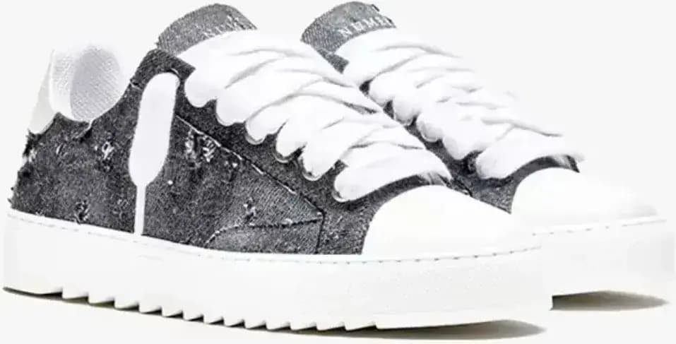Numeris Atelier Sneakers — Grey Denim