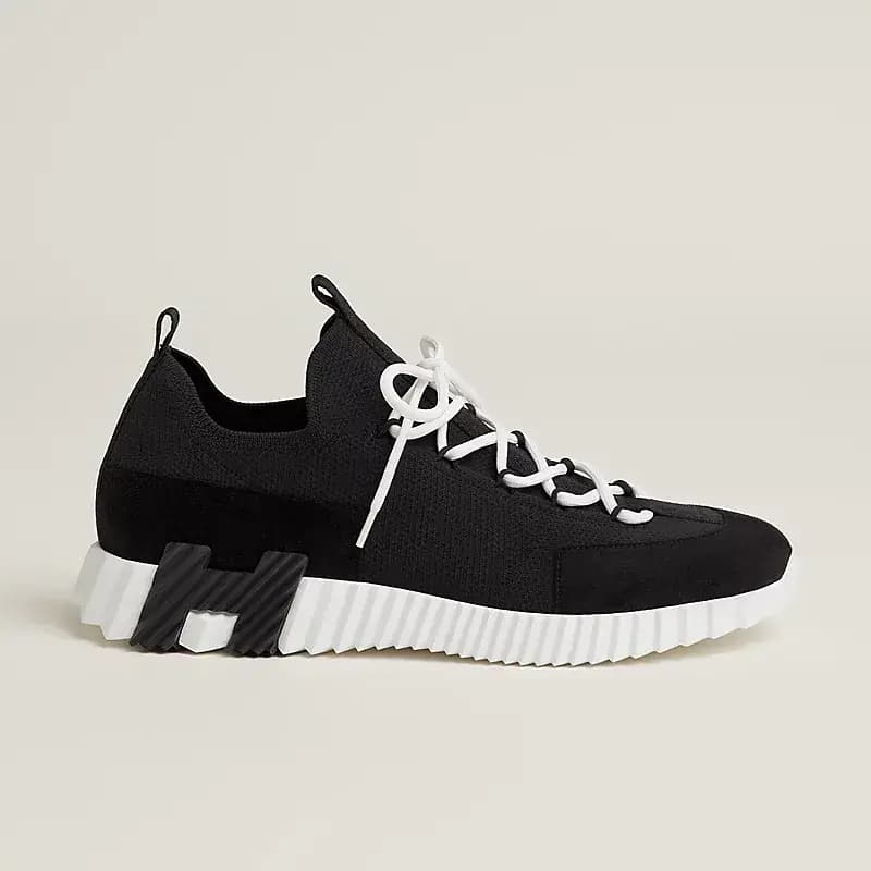 Hermès Lift Slip-On Sneakers — Black