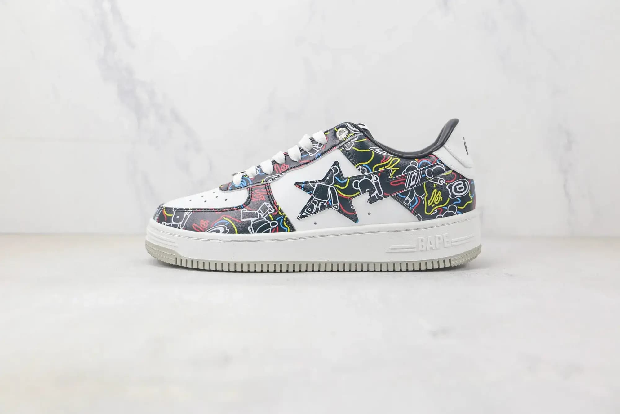 Nike Air Force Bape — White Sliver