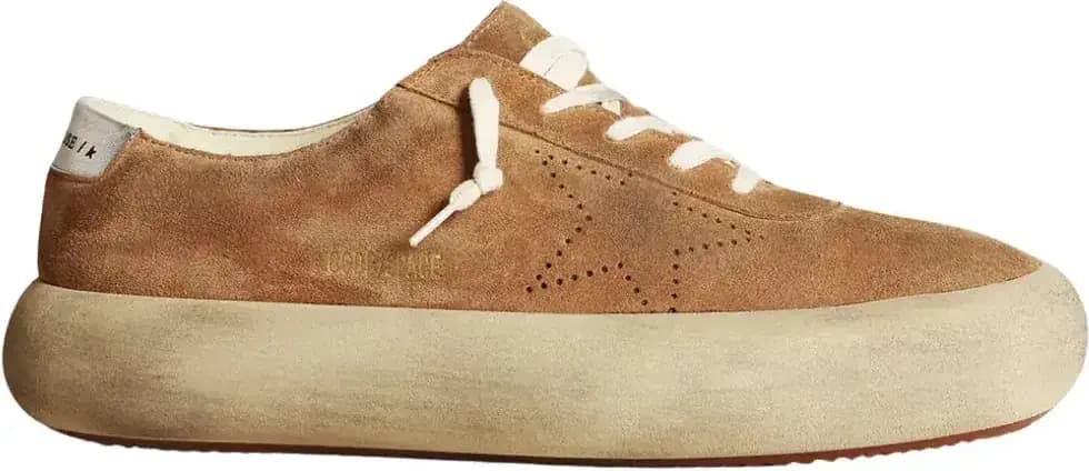 Golden Goose Space-Star Tobacco-Colored Suede