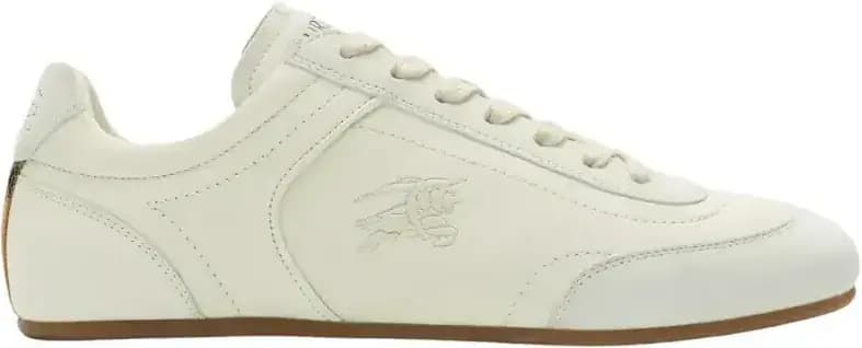 Burberry Leather Knight Runner Sneakers​ — Beige