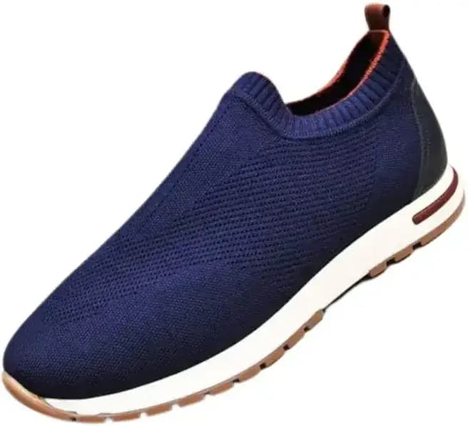 Loro Piana 360 Flexy Walk Sneakers — Blue