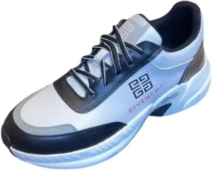Givenchy White And — Black Logo Print Sneakers