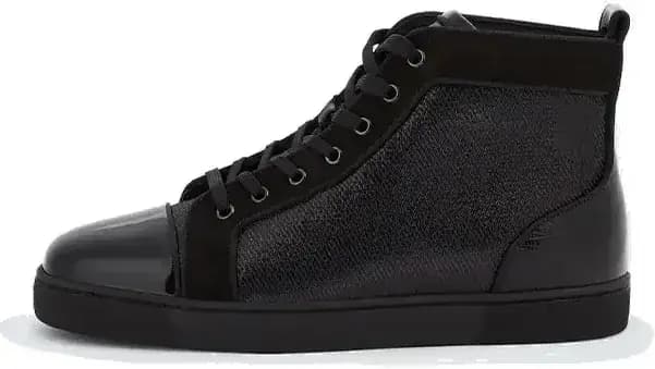 Christian Louboutin Orlato High-Top Sneakers — Black