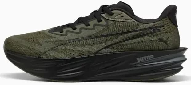 Puma Deviate Pure NITRO — Moss Veil-PUMA Black