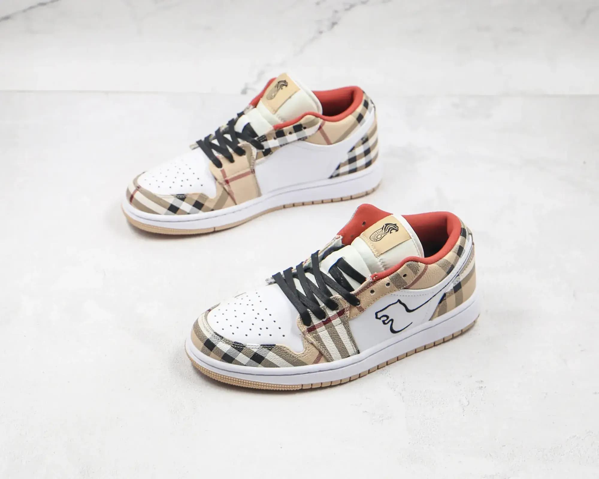 Jordan NIKE Air jordan 1 low Chequered barb tiger