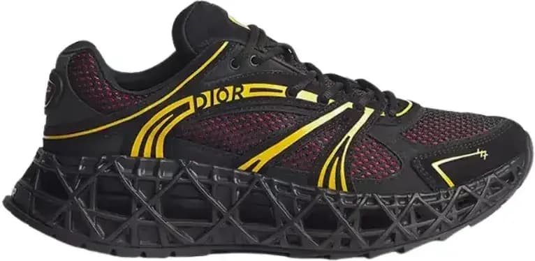 Dior B35 NXXT Sneaker — Black Suede Calfskin