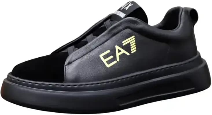 Armani Exchange Men EA7 Sneaker — Black