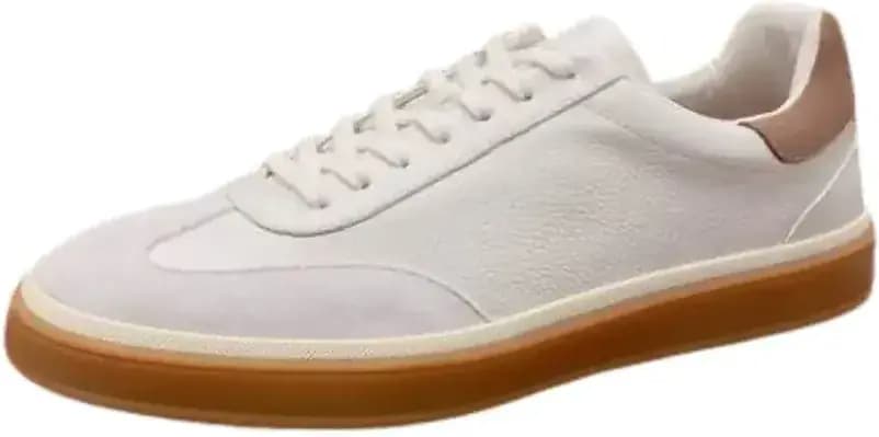 Loro Piana Summer — White With Suede Sole Sneaker