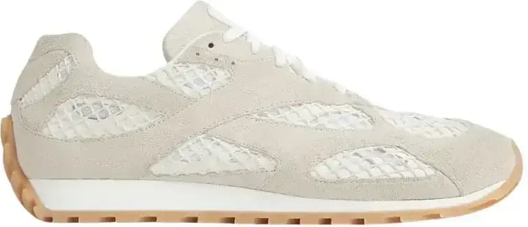 Bottega Veneta Orbit Sneaker — White Sea Salt