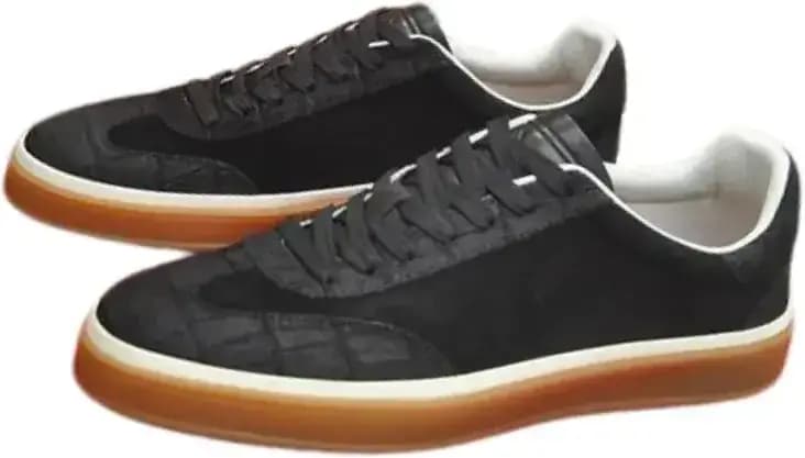 Loro Piana Sneakers — Brown Black Leather