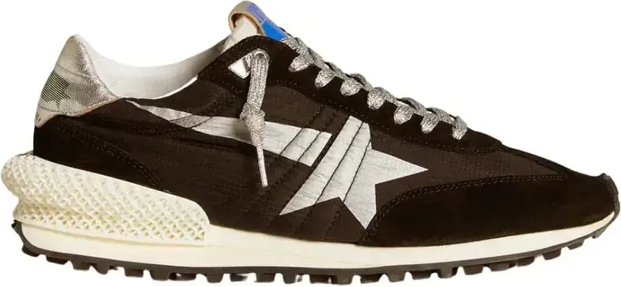 Golden Goose Marathon — Black Ripstop Nylon
