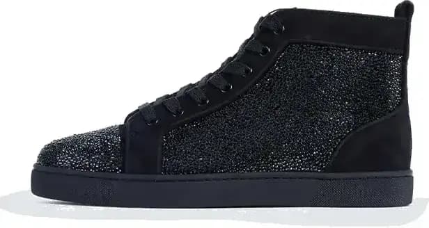 Christian Louboutin Strass High-Top Sneakers