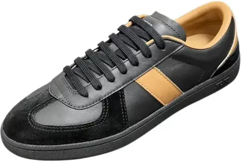 Dior B01 Matchpoint Sneakers — Black Brown Smooth