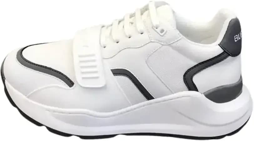 Burberry Ramsey Sneakers — Black Accents Velcro Strap