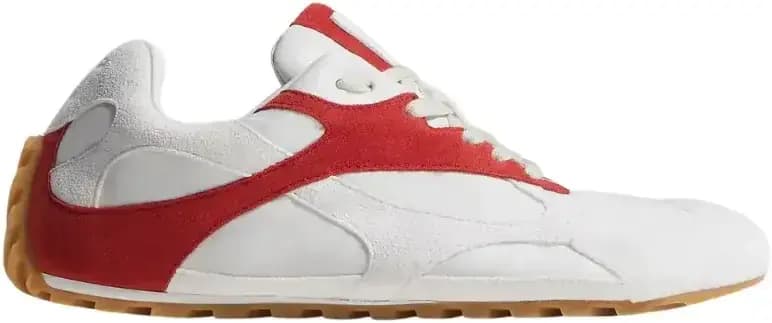 Bottega Veneta Orbit Flash Sneaker — Red White