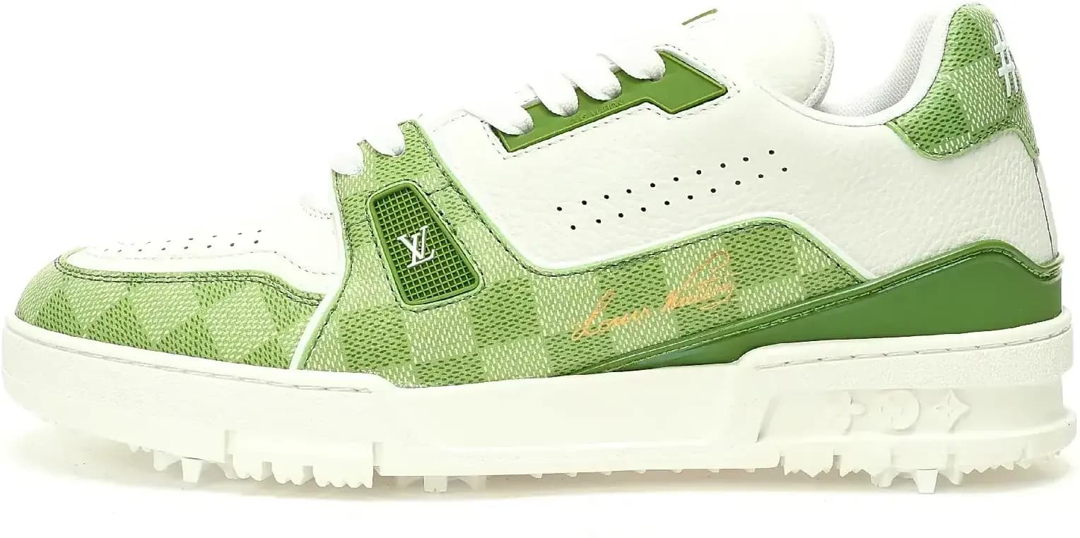 Louis Vuitton LV Trainer Sneaker — White Green